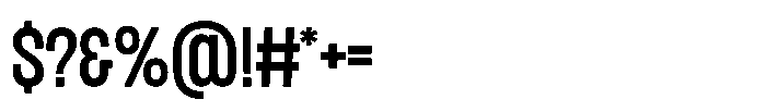 Magnete Sans Expanded Bold Font OTHER CHARS