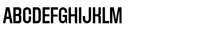 Magnete Sans Expanded Bold Font UPPERCASE