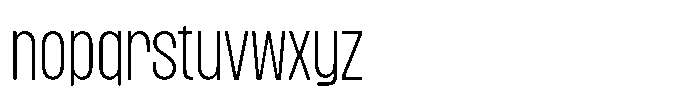 Magnete Sans Expanded Light Font LOWERCASE