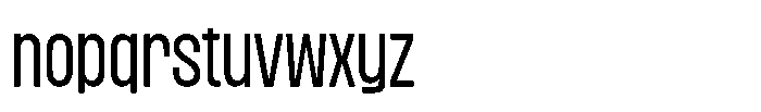 Magnete Sans Expanded Medium Font LOWERCASE