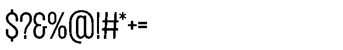Magnete Sans Expanded Regular Font OTHER CHARS