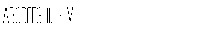 Magnete Sans Extralight Font UPPERCASE