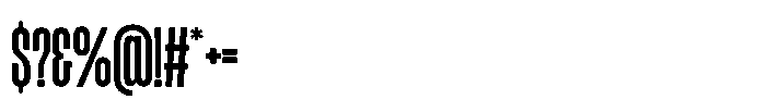 Magnete Sans Narrow Bold Font OTHER CHARS