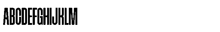 Magnete Sans Narrow Bold Font UPPERCASE