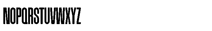 Magnete Sans Narrow Bold Font UPPERCASE