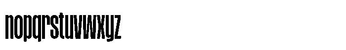 Magnete Sans Narrow Bold Font LOWERCASE