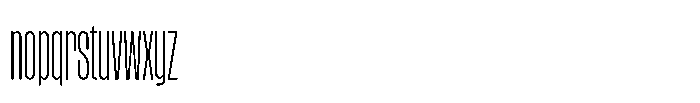 Magnete Sans Narrow Light Font LOWERCASE