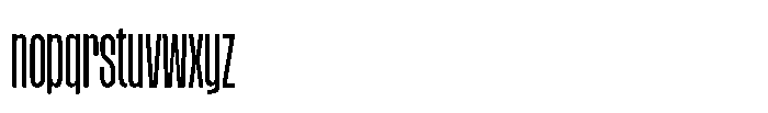 Magnete Sans Narrow Medium Font LOWERCASE