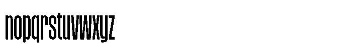 Magnete Sans Narrow Semibold Font LOWERCASE