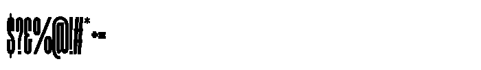 Magnete Sans Ultra Narrow Bold Font OTHER CHARS