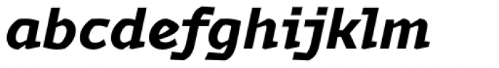 Magnetic Pro Extra Bold Italic Font LOWERCASE