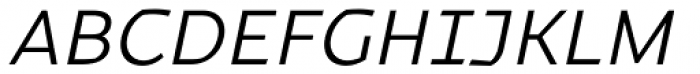 Magnetic Pro Light Italic Font UPPERCASE