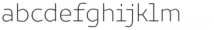 Magnetic Pro Thin Font LOWERCASE