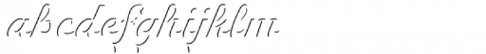 Magnetic Script Highlight Font LOWERCASE
