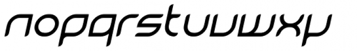 Magnetica Bold Italic Font LOWERCASE