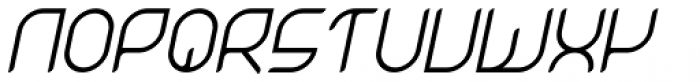 Magnetica Italic Font UPPERCASE