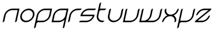 Magnetica Italic Font LOWERCASE