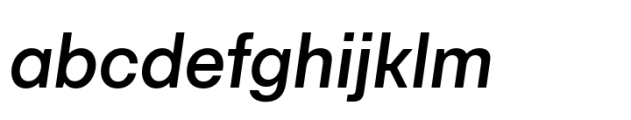 Magnetik Medium Italic Font LOWERCASE