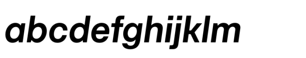 Magnetik Semi Bold Italic Font LOWERCASE