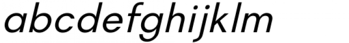 Magnify Light Italic Font LOWERCASE