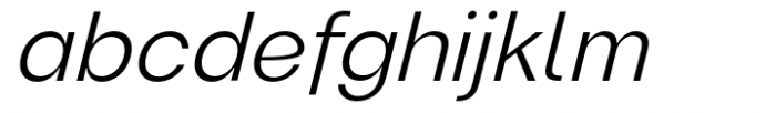 Magnify PRO Extra Light Italic Font LOWERCASE