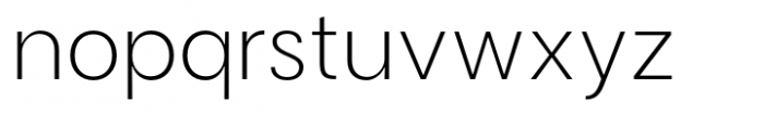 Magnify PRO Thin Font LOWERCASE