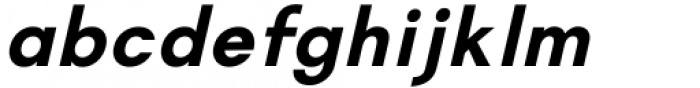 Magnify Semi Bold Italic Font LOWERCASE