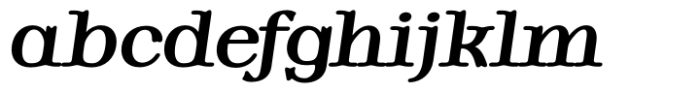 Magnirum Serif Bold Italic Font LOWERCASE