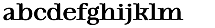 Magnirum Serif Bold Font LOWERCASE