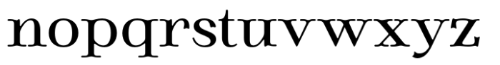 Magnirum Serif Regular Font LOWERCASE