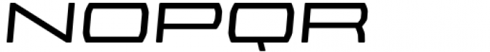 Magnitudes Regular Expanded Oblique Font UPPERCASE
