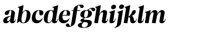 Magnivera Medium Italic Font LOWERCASE