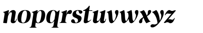 Magnivera Medium Italic Font LOWERCASE