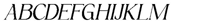 Magnola Italic Font UPPERCASE