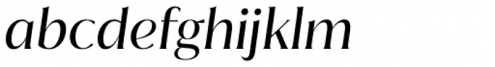 Magnolia Regular Italic Font LOWERCASE