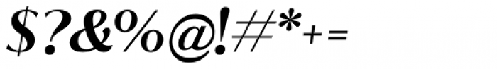 Magnolia Semi Bold Italic Font OTHER CHARS