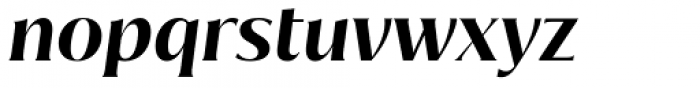 Magnolia Semi Bold Italic Font LOWERCASE