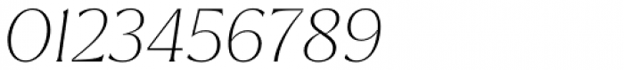 Magnolia Thin Italic Font OTHER CHARS