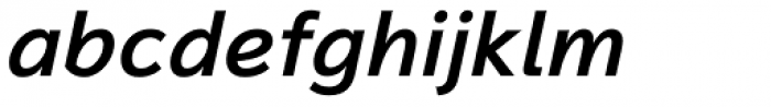 Magnum Sans Pro Semi Bold Italic Font LOWERCASE