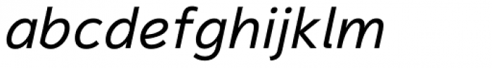 Magnum Sans Regular Italic Font LOWERCASE