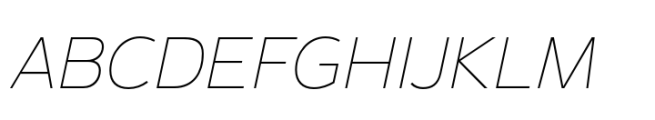Magnum_Sans_Pro_Italic_001_Thin Font UPPERCASE