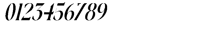 Magoth  Italic Italic Font OTHER CHARS