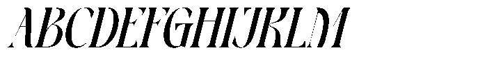 Magoth  Italic Italic Font UPPERCASE