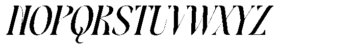 Magoth  Italic Italic Font UPPERCASE