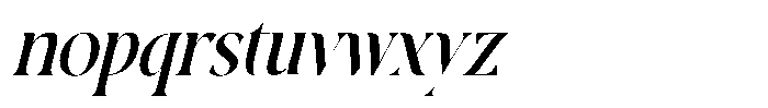Magoth  Italic Italic Font LOWERCASE
