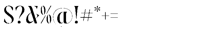 Magoth  Regular Font OTHER CHARS