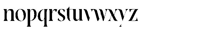 Magoth  Regular Font LOWERCASE