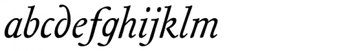 Magpie Italic Font LOWERCASE