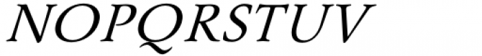 Magreb Italic Font UPPERCASE