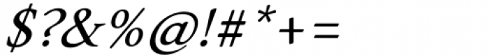 Magreb Medium Italic Font OTHER CHARS